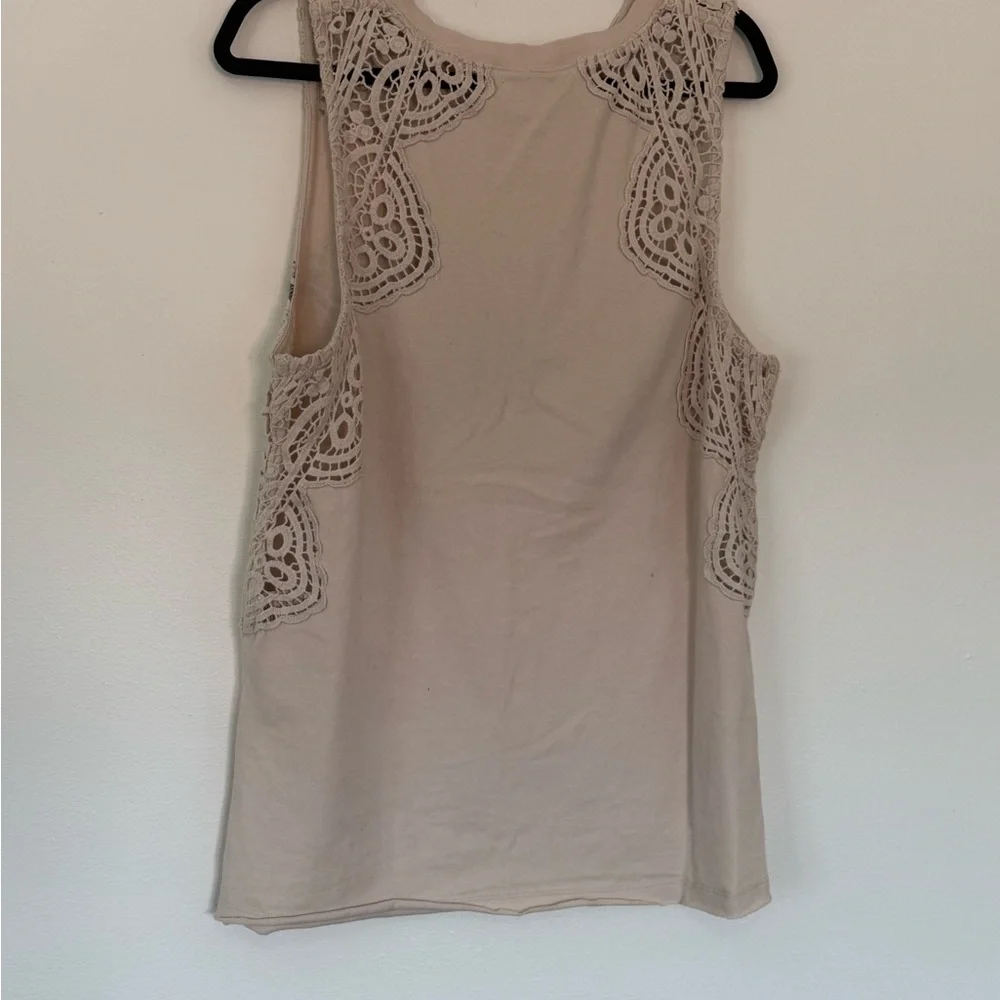We The Free Cream Graphic Tank with Gray Print - Picture 3 of 5
